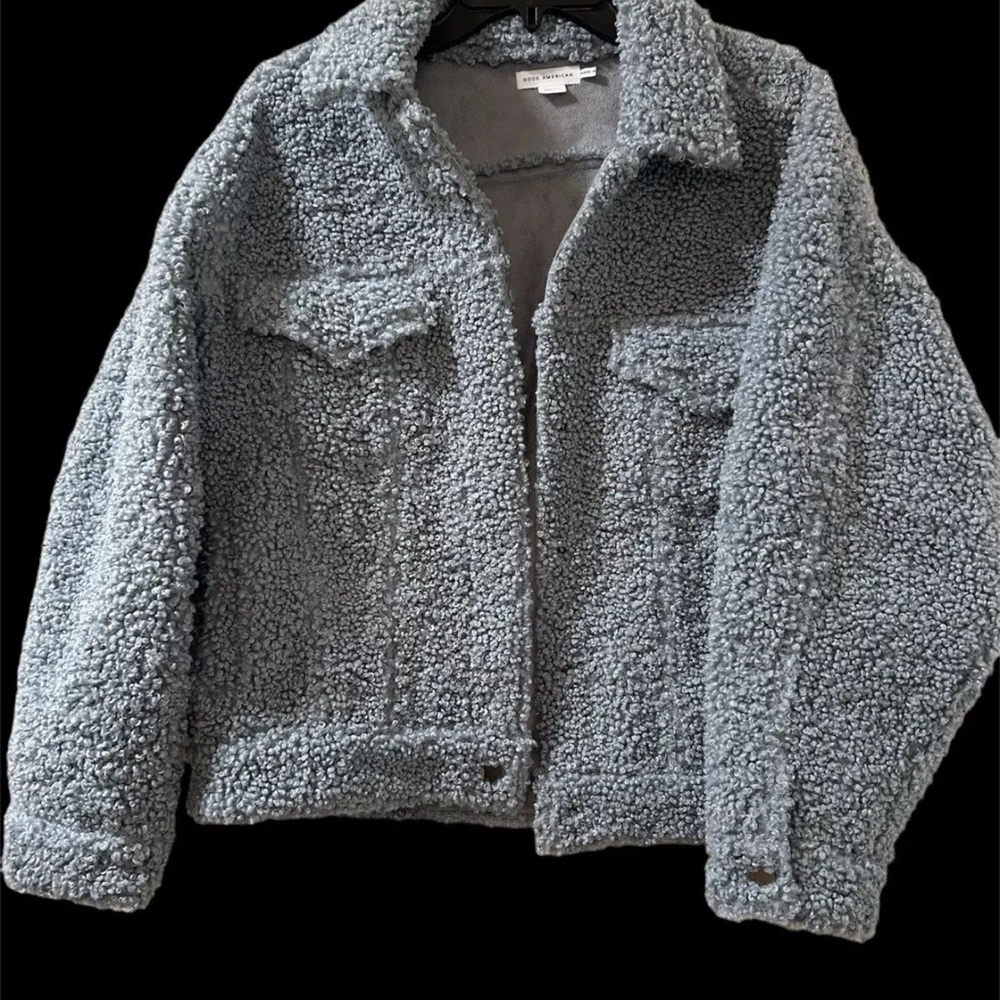 Cozy Sherpa Jacket in Gray